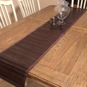 Wooden/bamboo table runner